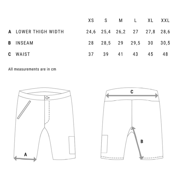 Men's Shorts - Jary Charcoal Grey