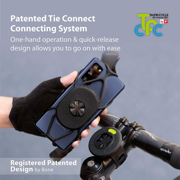 Bike Tie Connect Phone and Garmin Mount