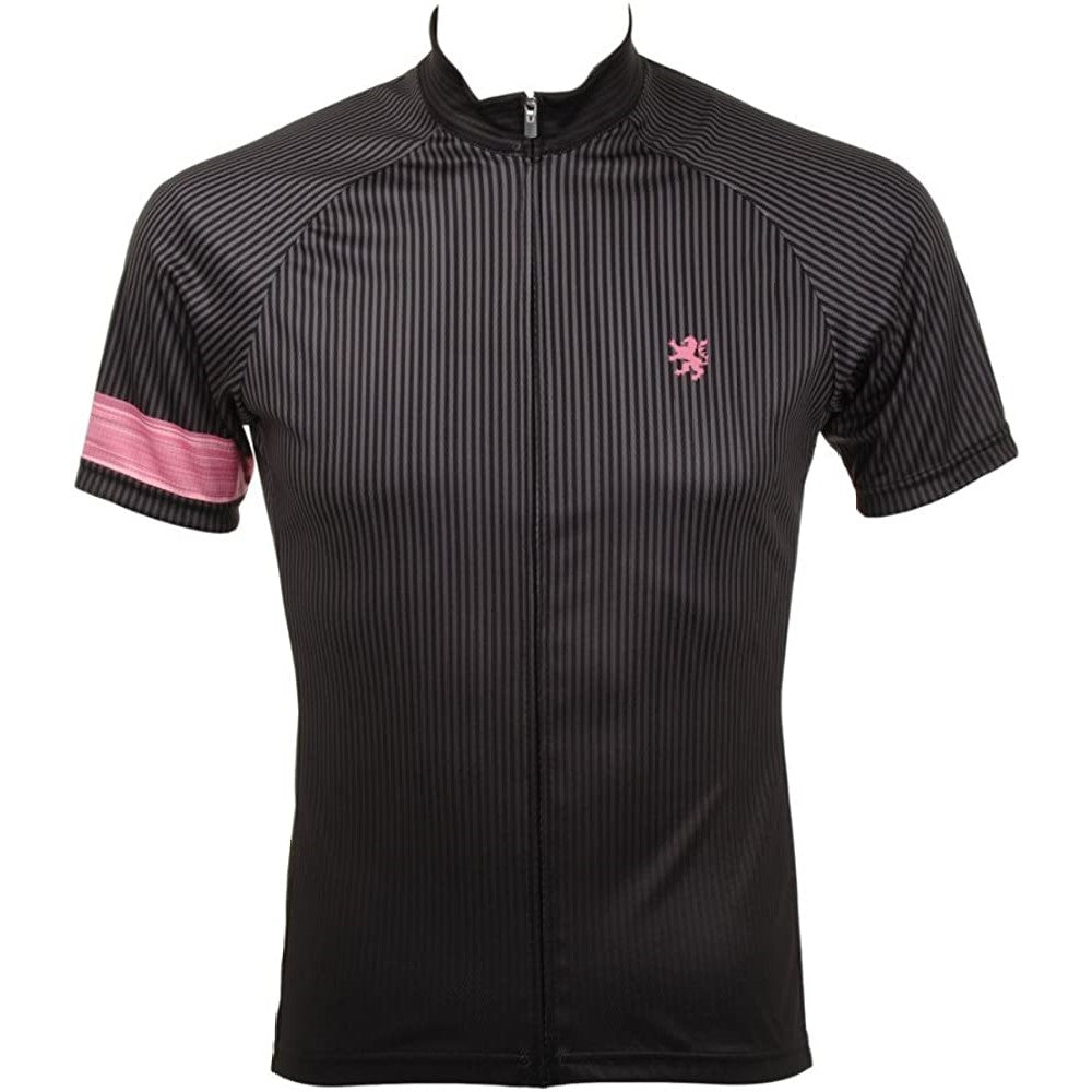 Jersey, Black Stripe with Pink