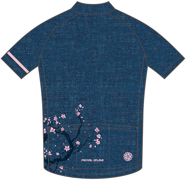 Men's Jersey - Aizome Sakura Print